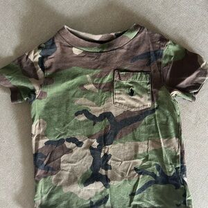 Polo by Ralph Lauren toddler Camo Tee - Green and Brown